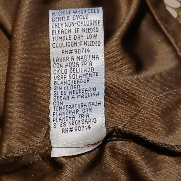 22W  Dress w/ Brown Mocha Dots Design  JBS - Picture 12 of 16